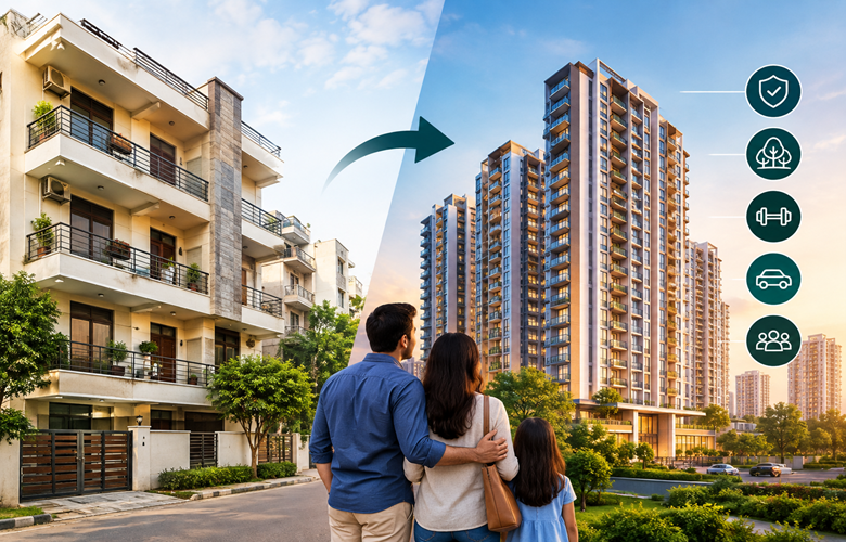 Why Buyers Are Moving from Builder Floors to High-Rise Apartments in North-West Delhi